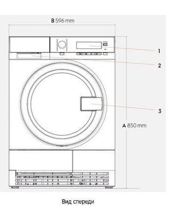 Профессиональная сушильная машина Electrolux MyPro TE120 8 кг, фото 2