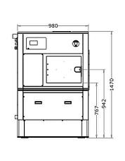 Промышленная стиральная машина Imesa D2W18 18 кг, фото 2