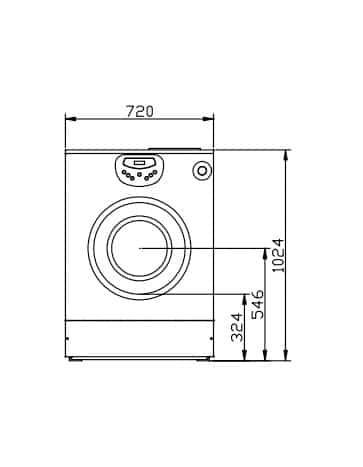 Промышленная стиральная машина Imesa RC 11 - фото 4 - id-p60245252