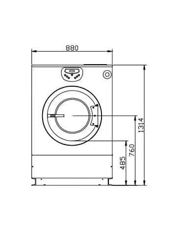 Промышленная стиральная машина Imesa RC 14 - фото 4 - id-p60245253