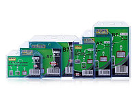 Бейдж вертикальный, 100x134мм, с расширением, гелевый, прозрачный