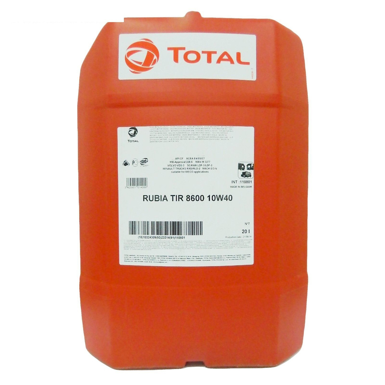Моторное масло Total Rubia XT 15W40 205л - фото 2 - id-p60296106
