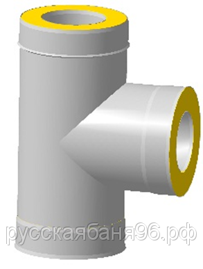 Сэндвич-тройник 90*, ф 200х280 нерж/оц, 1,0 мм/0,5 мм, (К)