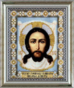 Набор для вышивания бисером "Икона Образ Господа Нашего Иисуса Христа " Б-1003
