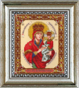 Набор для вышивания бисером "Икона Божьей Матери Споручница грешных" Б-1118