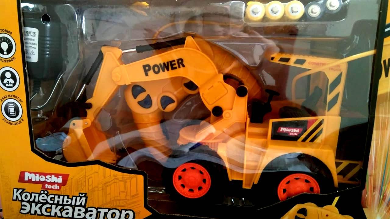 Mioshi Tech RC - Р/У Экскаватор колёсный  на аккум.