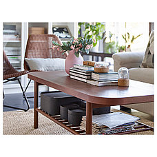 Журнальный стол ЛИСТЕРБИ коричневый ИКЕА, IKEA, фото 2