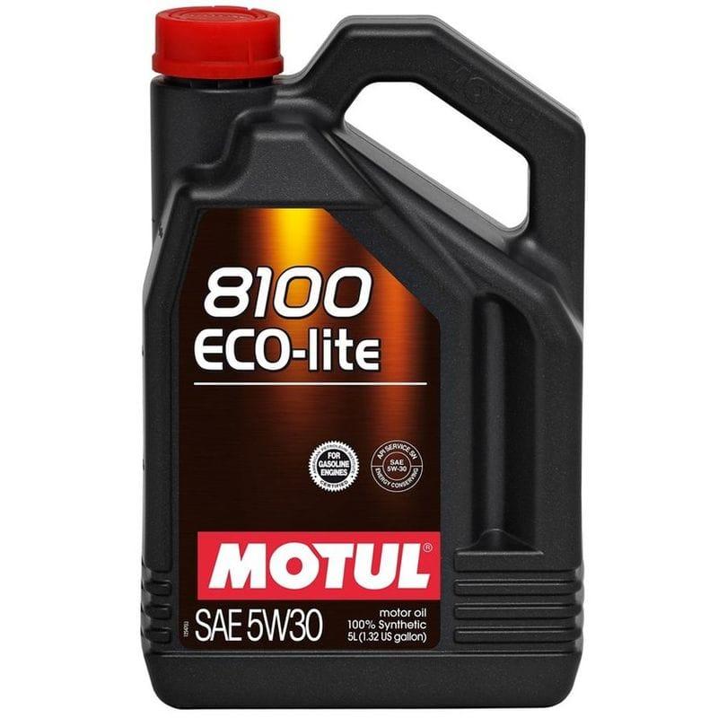 Синтетическое моторное масло MOTUL 8100 Eco-lite 5W-30 5 литров - фото 1 - id-p60339434