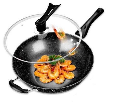 Казан Сила Гранита с вакуумной крышкой, 32 см, фото 2