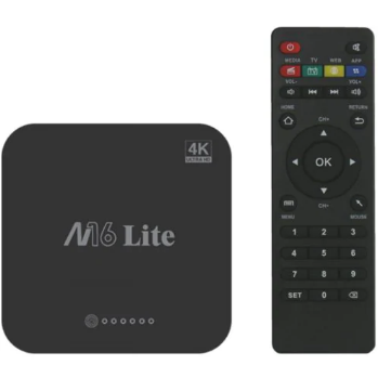 Смарт ТВ-приставка M16 Lite 1/8Гб 4K Android - фото 1 - id-p60349846