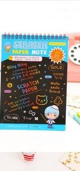 Скретч блокноты раскраски «Scratch note» №2, 20*28 см, Алматы