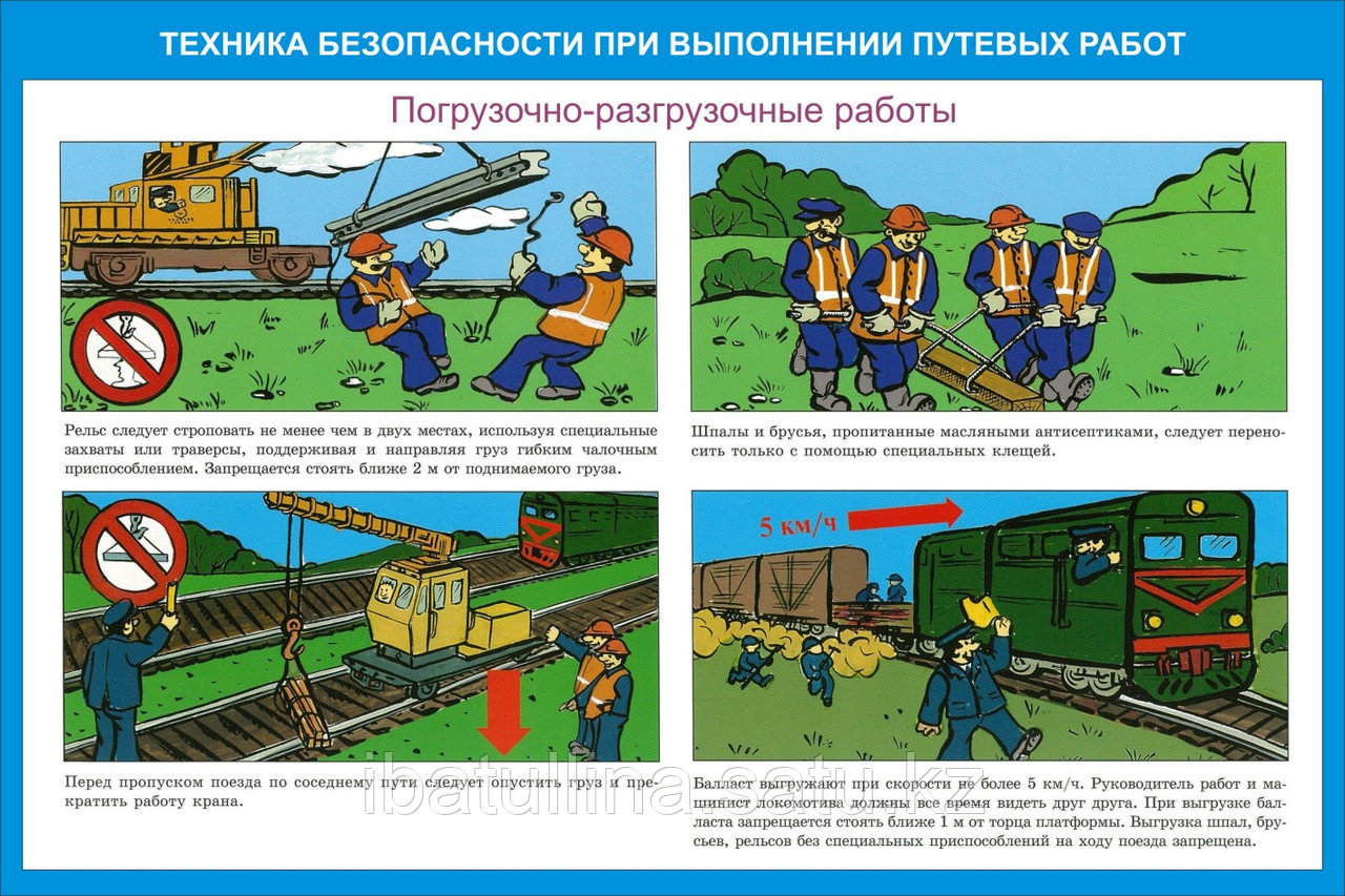 Техника безопасности при выполнении путевых работ. Техника безопасности при работе с путевыми инструментами. Экология при путевых работах. Безопасность путевых работ. Плакат тб 089.