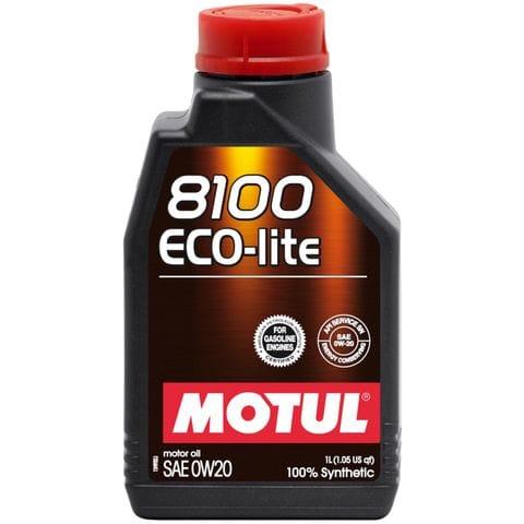 Синтетическое моторное масло MOTUL 8100 ECO-LITE 0W-20 1 литр - фото 1 - id-p60379179