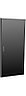 ITK Дверь металлическая для шкафа LINEA N 28U 600 мм черная