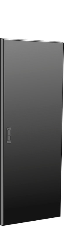 ITK Дверь металлическая для шкафа LINEA N 38U 600 мм черная - фото 1 - id-p60379504