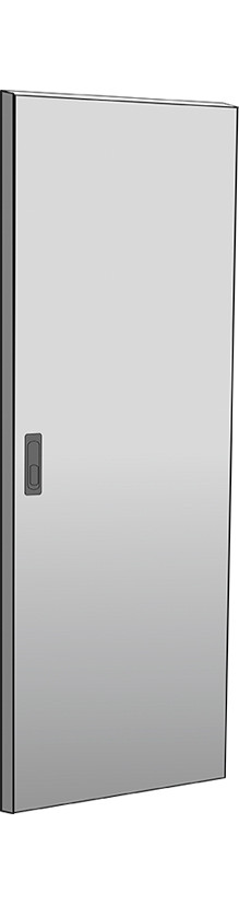 ITK Дверь металлическая для шкафа LINEA N 38U 600 мм серая
