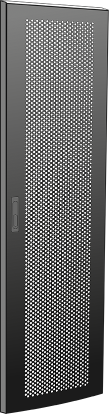 ITK Дверь перфорированная для шкафа LINEA N 47U 600 мм черная