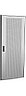 ITK Дверь перфорированная для шкафа LINEA N 33U 600 мм серая