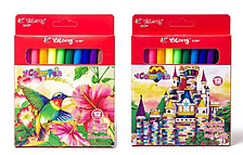 Фломастеры 12 цв Yalong 875030-12