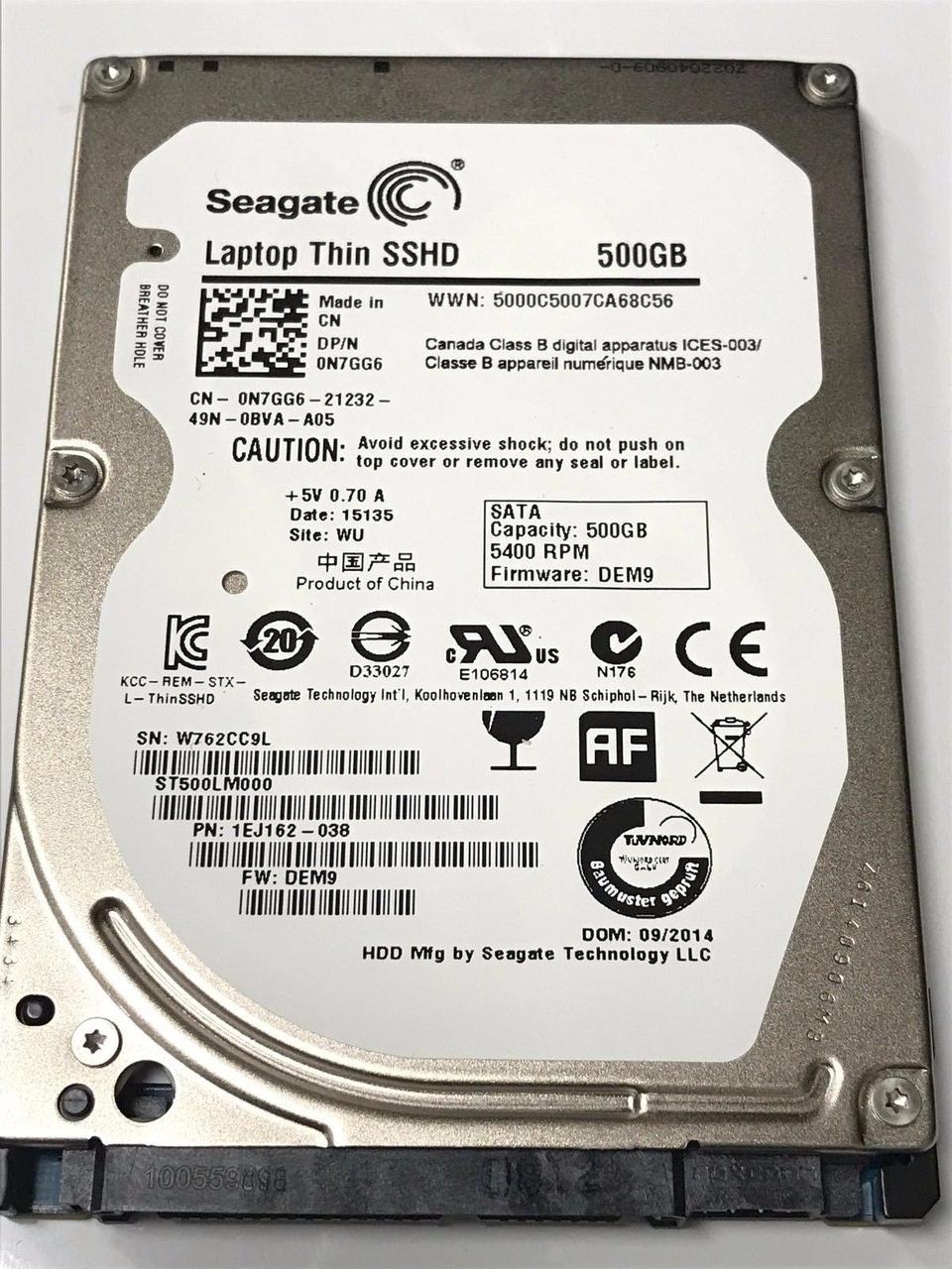 Жесткий диск SSHD Seagate ST500LM000 500Gb 2.5" Notebook - фото 2 - id-p60382107