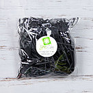 Бумажный наполнитель для оформления подарков. Цвет - Черный 100 гр., фото 2