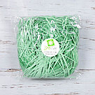 Бумажный наполнитель для оформления подарков. Цвет - Зеленый 30 гр., фото 2