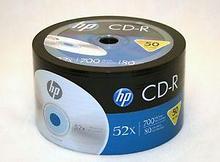 Диски HP CD-R 52X 700 MB 80 min