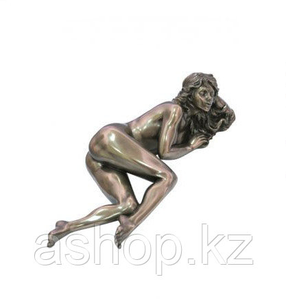 Статуэтка декоративная Veronese Design Artistic Nudes WU75253А1, Высота: 60 мм, Материал: Полистоун, Цвет: Бро