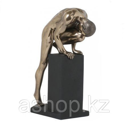 Статуэтка декоративная Veronese Design Artistic Nudes WU72471А4, Высота: 220 мм, Материал: Полистоун, Цвет: Бр