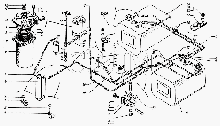 Бачок  топливный подогревателя АВТОКРАЗ 250-1015140