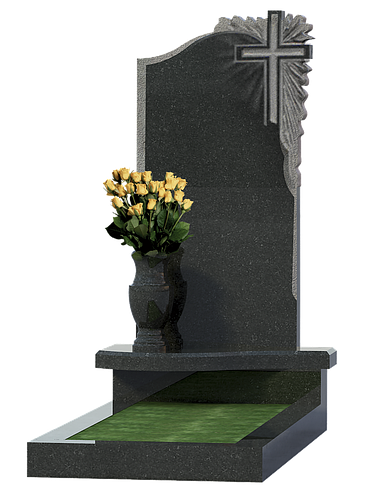 Modern Headstones Russia Style Modern Black Granite Carved Tombstone Gravestones