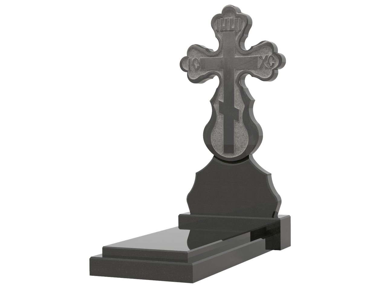 Крест могильный из гранита КГ-8 - фото 1 - id-p60409963