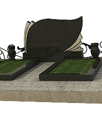 Надгробные памятники на двоих П2М-8