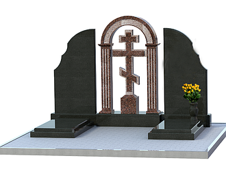 Надгробные памятники на двоих П2М-19