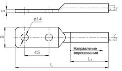 Аппаратные зажимы А2А-16Г-2, А2А-25Г-2, А2А-35Г-2, А2А-50Г-2, А2А-95Г-2, А2А-120Г-2, А2А-185Г-2, А2А-240Г-2