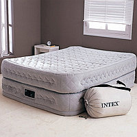 Двуспальная надувная кровать Supreme Air-Flow Bed 152х203х51см со встроенным насосом, Intex 64464