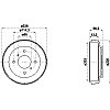 Тормозные барабаны Nissan Almera N16 (03-…, Optimal) 