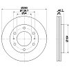 Тормозные диски Mitsubishi Pajero (00-.., передние, Optimal)