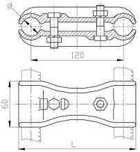 Распорки Р-3-120, Р-4-120
