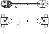 Распорки  РГ-3-400, РГ-3-500, РГ-3-600, РГ-4-400, РГ-4-500, РГ-4-600, РГ-5-400, РГ-5-600, РГ-3-850, РГ-6-400, фото 3