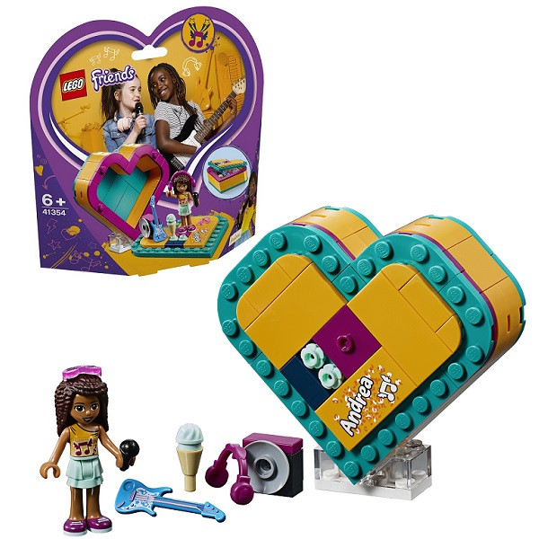 Lego Friends 41354 Конструктор Шкатулка-сердечко Андреа