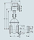 Задвижка 30с927нж литая клиновая с невыдвижным шпинделем фланцевая, фото 2