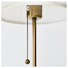 Лампа настольная ОРСТИД латунь, белый ИКЕА, IKEA, фото 3