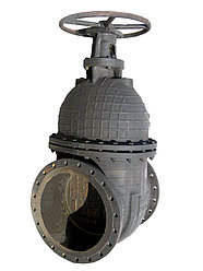 Задвижка чугунная 30ч915бр, 30ч515бр параллельная с невыдвижным шпинделем фланцевая