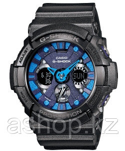 Часы электронные наручные мужские Casio G-SHOCK GA-200SH-1ADR, Механизм: Кварц, Браслет: Ремешок из полимерног