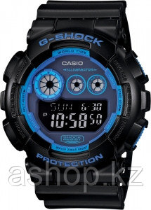 Часы электронные наручные мужские Casio G-SHOCK GD-120N-1B2DR, Механизм: Кварц, Браслет: Ремешок из полимерног