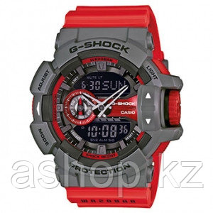 Часы электронные наручные мужские Casio G-SHOCK GA-400-4BER, Механизм: Кварц, Браслет: Ремешок из полимерного