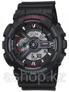 Часы электронные наручные мужские Casio G-SHOCK GA-110-1ADR, Механизм: Кварц, Браслет: Ремешок из полимерного