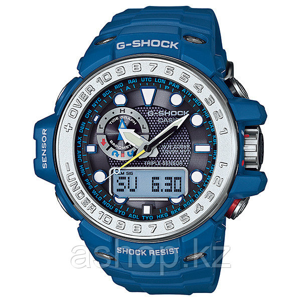 Часы электронные наручные мужские Casio G-SHOCK GWN-1000-2ADR, Механизм: Кварц, Браслет: Каучук, Застежка клас