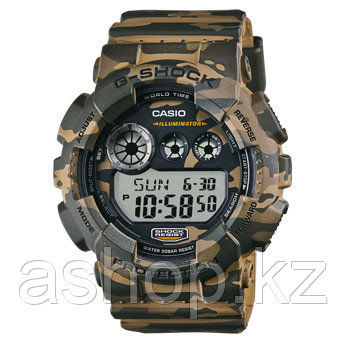 Часы электронные наручные мужские Casio G-SHOCK GD-120CM-5DR , Механизм: Кварц, Браслет: Ремешок из полимерног